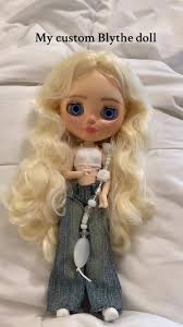 Blythe Dolls White Skin Curly Hair