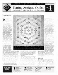16 the metropolitan museum of art opens an exhibition of 15 of its finest for each quilt an extensive condition report is prepared; Technical Guide 4 Dating Antique Quilts American Quilt Study Group