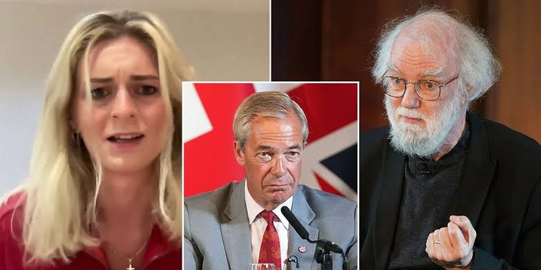 Ex-Archbishop of Canterbury blasted for 'divisive' attack on Nigel Farage: 'Entirely false!'​