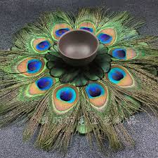 Here are several artisan handcrafted zardozi work wall hangings and jewel carpets from india. Usd 33 39 Feather Coasters Creative Home Living Room Ornaments Peacock Feather Mat Decorations Model Room Modern European Style Table Wholesale From China Online Shopping Buy Asian Products Online From The