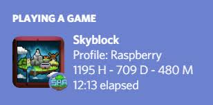 Icon for discord rich presence (as discord has a limitation here, we cannot guarantee that as a permanent feature for smaller servers) laby.net. Sba Discord Rich Presence Hypixel Minecraft Server And Maps