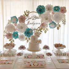 387 Likes 9 Comments The Paper Florist Thepaper Florist On Instagram Madyson S 1 First Communion Decorations Holy Communion Party Communion Decorations
