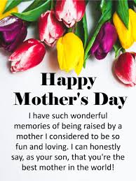 Mother's day is an important day to celebrate all moms all across the world. To The World S Best Mom Happy Mother S Day Card Birthday Greeting Cards By Davia