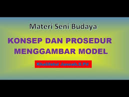 Teknik dan konsep menggambar ragam hias kegiatan mengamati 1. Konsep Dan Prosedur Menggambar Model Seni Rupa Kls 8 Youtube