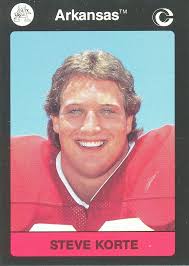 COLLEGIATE-COLLECTION Steve Korte SAINTS Arkansas RAZORBACKS