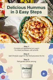 Recipe For Greek Yogurt Hummus Food Processor Recipes Recipes Cooking Recipes