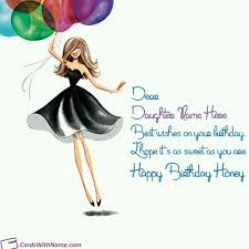 Funny Birthday Cards For Daughter From Mom Happy Birthday Card For Daughter From Mom With Name Cards With Name Generat Birthday Wishes For Daughter Wishes For Daughter Happy Birthday Mom From Daughter