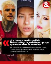 Un nuevo escándalo involucra a Mauro Icardi, acusado de enviar mensajes  íntimos a Natasha Rey. Él lo niega, la China Suárez lo defiende y las redes  arden. Leé la nota completa desde