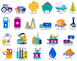 Design Elements Raw Materials Social Institution Business Infographic Infographic