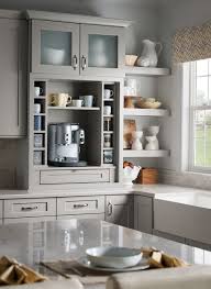 Shenandoah Cabinetry Coffee Bar Painted Stone Mission Door Coffee Decor Kitchen Coffee Bars In Kitchen Coffee Bar Home