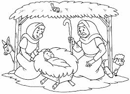 Nacimiento del niño jesús para dibujar. Dibujos Para Colorear Del Nacimiento De Jesus Novocom Top