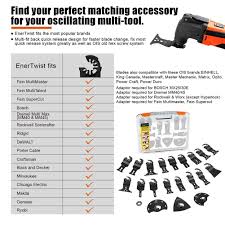 Enertwist Oscillating Tool Blades 25pcs Multitool Saw Blade