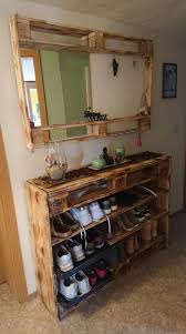 Heute bei lets bastel:aus einer europalette einen garderobe bauen? Shoe Rack Made Of Pallets Shoe Cabinet Pallet Furniture Schuhregal Paletten Schuhschrank Selber Bauen Kleiderschrank Selber Bauen