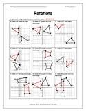 Geometry rotations worksheet free worksheets library from rotations. Rotations Worksheet Teachers Pay Teachers