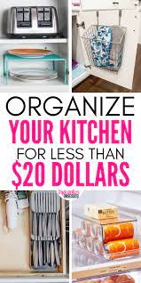 Organize Your Kitchen Cabinets With These Kitchen Organizers For Less Than 20 Dollars Kitchen Drawers Kitchen Drawer Organization Kitchen Cabinet Organization