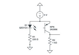 Phototransistor Circuit Is A Light Controlled Variable Resistor The Resistance Of A Photoresistor Decreases With I Electronics Circuit Resistors Inductors