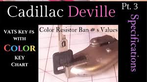 Cadillac Vats Key Color Resistor Band Chart Immobilizer Diy
