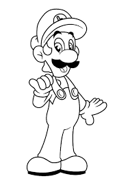 Don't forget to share on pinterest! Fire Luigi Coloring Pages Iconmaker Info