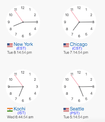 12 Punctual Time Zone Est