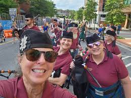 Our busy weekend! Friday-Great Scots Parade , Saturday-Greenville Scottish  Games and today, the Montreat Kirkin of the Tartan!