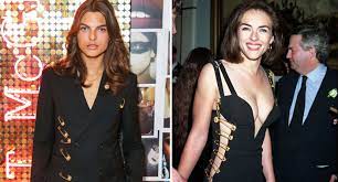 Donatella versace opened up in 2019 about one of her label's most historic moments. Liz Hurley Son Damian Copies Mum S Versace Safety Pin Look