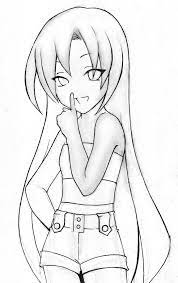 Check spelling or type a new query. Simple Cute Drawings Simple Easy Anime Girl Drawing Novocom Top