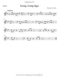 Bts piano tiles ¡finalmente lanzado! Long Long Ago Free Sheet Music For Violin Visit Toplayalong Com And Get Access To Hundreds Of Scores For Violin Violin Music Sheet Music Violin Sheet Music