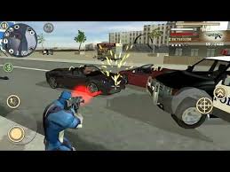 Rope Hero Vice Town 5 Naxeex Llc City Crime Simulator Mod Android Gameplay Hd Hero Mod Gameplay