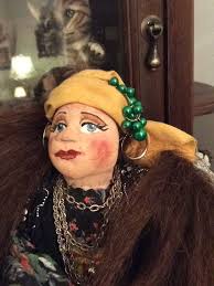 Vintage Hand Crafted Doll Gypsy. Like Be