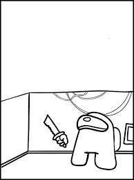 Click on the picture to view the dr. Printable Coloring Sheets Among Us 6