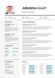 Give your cv format a professional look in my free online cv builder. Clean Resume Cv Template Download For Word