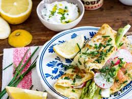 Crepe Salee Au Saumon Et Asperge Crepes Salees Alimentation Recette