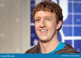 Waxwork of Mark Zuckerberg