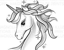Unicorn Illustration Magicalunicornprintable Unicorn Etsy In 2020 Unicorn Illustration Unicorn Artwork Unicorn Art