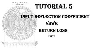 Find Reflection Coefficient Vswr Return Loss Tutorial 5 Part1
