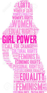 Girl Power Word Cloud On A White Background. Royalty Free Cliparts ...