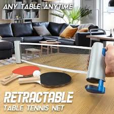 Portable Folding Table Tennis Set Best Price On Bizzoby In 2020 Table Tennis Net Table Tennis Table Tennis Set
