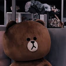 Find images of aesthetic background. ððððððððð ìì  Beruang Teddy Beruang Coklat Ilustrasi Karakter
