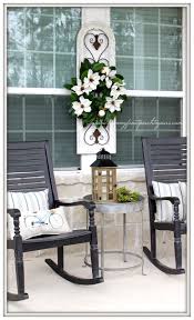 Early Spring Farmhouse Front Porch Porch Wall Decor Diy Front Porch Front Porch Furniture