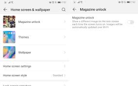 Go to settings > home screen & wallpaper > magazine unlock and enable. Here S How To How To Turn Off Lockscreen Ads On Huawei Phones Android Community