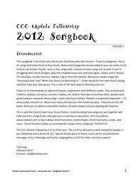 It am doesn't matter f which you heard. Ccc Ukulele Fellowship Songbook Version 2 By Qrispe Issuu