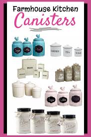 farmhouse kitchen canister sets and