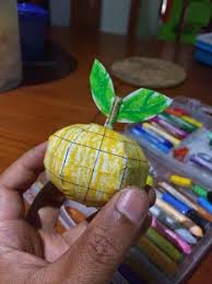 Membuat gambar buah buahan dari kertas origami. Membuat Jeruk Kertas Kompasiana Com