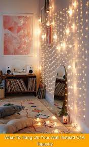 what to hang on your wall instead of a tapestry 161945 diy room decor ideas diyroomdecorideas stop decorating 2020 girls bedroom fairy lights tumblr odalar