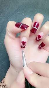 Simple Nails Art Design Video Tutorials Compilation Part 144 Art Compilation Design Na Nail Art Designs Videos Christmas Nails Easy Christmas Nails Acrylic