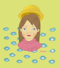 雙眼皮與眼睛 illustration daylilyart 插畫 玳力力 design crafts design master my works