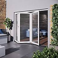 White oak effect folding door pvc magnetic sliding accordion concertina. Folding Patio Doors Bifold Patio Doors External Doors