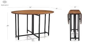 Image With Dimension For Origami Drop Leaf Oval Dining Table Oval Table Dining Rectangular Dining Table Metal Dining Chairs