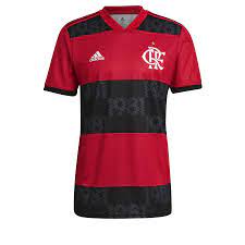 Flamengo's traditional uniform features red and black striped shirts with white shorts, and flamengo has typically played their home matches in the maracanã, the national stadium of brazil, since its. Flamengo Heimtrikot 2021 22