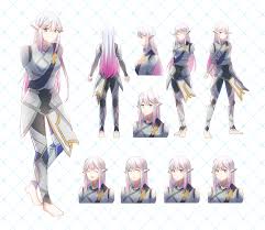 This is original character design somewhat inspired. Make Anime Character Design Sheet By Kumokaya Fiverr